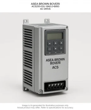 ASEA BROWN BOVERI; ACS250-03U-18A0-2+B063; AC DRIVE