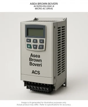 ASEA BROWN BOVERI; ACS255-03U-02A1-6; MICRO AC DRIVE