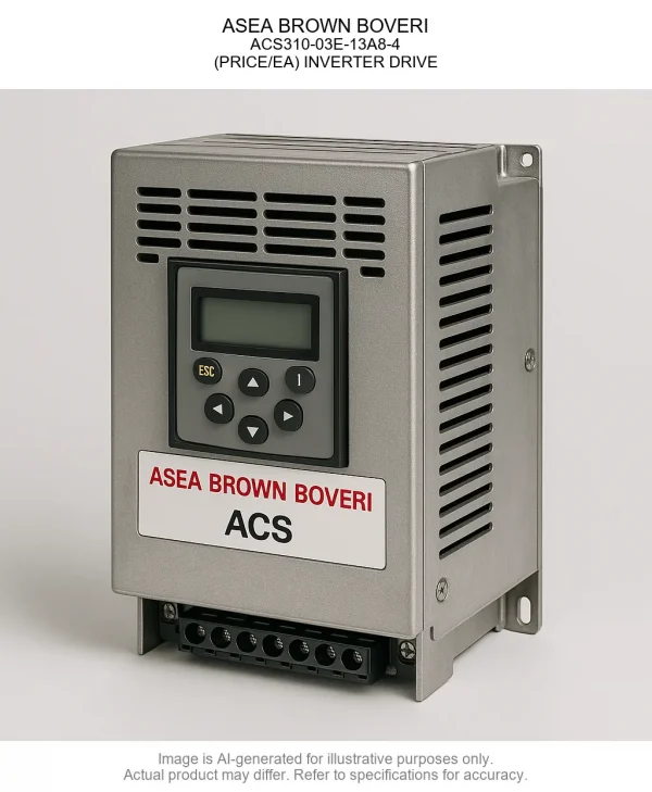 ASEA BROWN BOVERI; ACS310-03E-13A8-4; (PRICE/EA) INVERTER DRIVE
