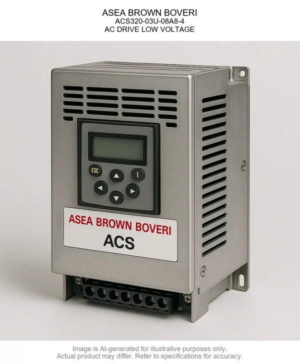 ASEA BROWN BOVERI; ACS320-03U-08A8-4; AC DRIVE LOW VOLTAGE