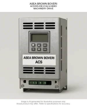 ASEA BROWN BOVERI; ACS355-03E-01A2-4+B063; MACHINERY DRIVE