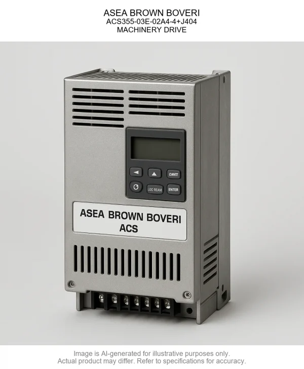 ASEA BROWN BOVERI; ACS355-03E-02A4-4+J404; MACHINERY DRIVE