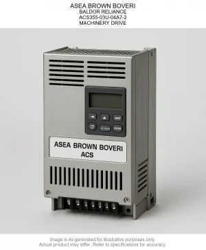 ASEA BROWN BOVERI; BALDOR RELIANCE; ACS355-03U-04A7-2; MACHINERY DRIVE