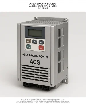 ASEA BROWN BOVERI; ACS380-040C-02A4-2+Q986; AC DRIVE