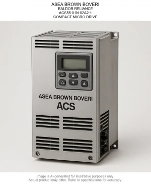 ASEA BROWN BOVERI; BALDOR RELIANCE; ACS55-01N-02A2-1; COMPACT MICRO DRIVE