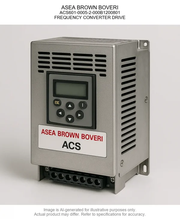 ASEA BROWN BOVERI; ACS601-0005-2-000B1200801; FREQUENCY CONVERTER DRIVE