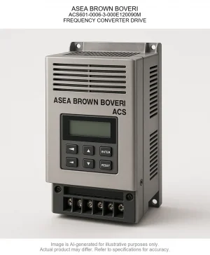ASEA BROWN BOVERI; ACS601-0006-3-000E120090M; FREQUENCY CONVERTER DRIVE