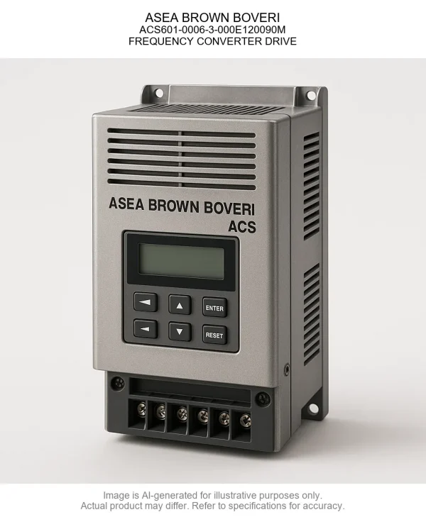 ASEA BROWN BOVERI; ACS601-0006-3-000E120090M; FREQUENCY CONVERTER DRIVE