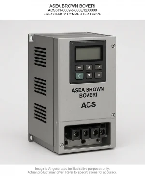 ASEA BROWN BOVERI; ACS601-0009-3-000E1200000; FREQUENCY CONVERTER DRIVE