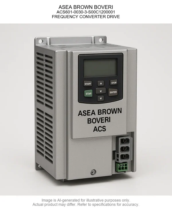 ACS601-0030-3-S00C1200001.webp ASEA BROWN BOVERI; ACS601-0030-3-S00C1200001; FREQUENCY CONVERTER DRIVE