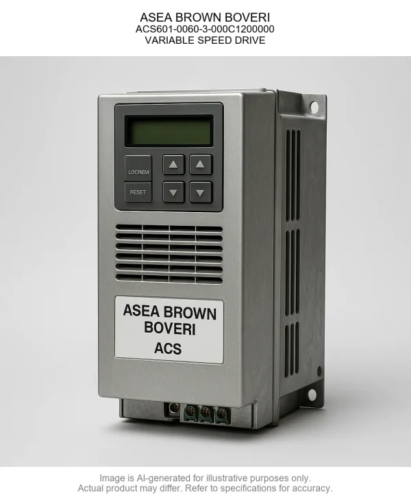 ASEA BROWN BOVERI; ACS601-0060-3-000C1200000; VARIABLE SPEED DRIVE