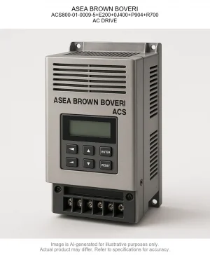 ASEA BROWN BOVERI; ACS800-01-0009-5+E200+0J400+P904+R700; AC DRIVE