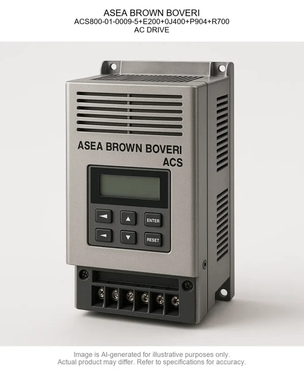 ASEA BROWN BOVERI; ACS800-01-0009-5+E200+0J400+P904+R700; AC DRIVE