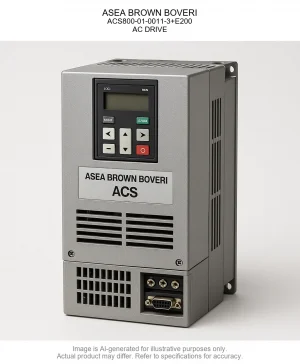 ASEA BROWN BOVERI; ACS800-01-0011-3+E200; AC DRIVE