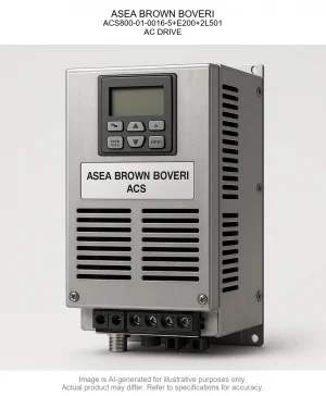 ASEA BROWN BOVERI; ACS800-01-0016-5+E200+2L501; AC DRIVE