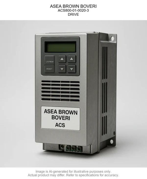 ASEA BROWN BOVERI; ACS800-01-0020-3; DRIVE
