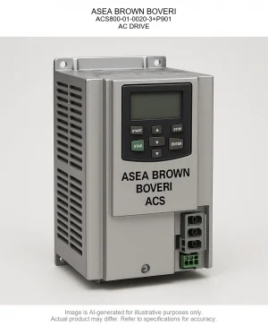 ASEA BROWN BOVERI; ACS800-01-0020-3+P901; AC DRIVE