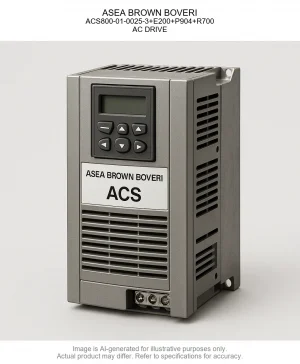 ASEA BROWN BOVERI; ACS800-01-0025-3+E200+P904+R700; AC DRIVE