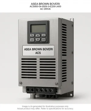 ASEA BROWN BOVERI; ACS800-04-0009-3+E200-J400; AC DRIVE