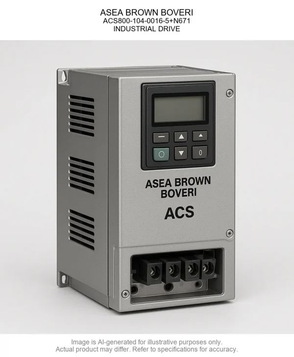 ACS800-104-0016-52BN671.webp ASEA BROWN BOVERI; ACS800-104-0016-5+N671; INDUSTRIAL DRIVE