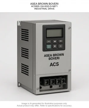 ASEA BROWN BOVERI; ACS800-104-0020-5+N671; INDUSTRIAL DRIVE