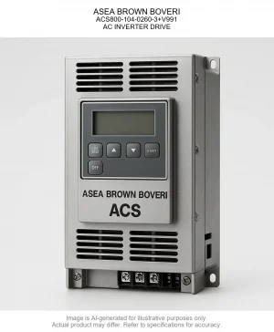 ASEA BROWN BOVERI; ACS800-104-0260-3+V991; AC INVERTER DRIVE