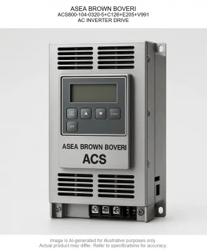 ASEA BROWN BOVERI; ACS800-104-0320-5+C126+E205+V991; AC INVERTER DRIVE