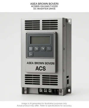 ASEA BROWN BOVERI; ACS800-104-0440-7+E205; DC INVERTER DRIVE