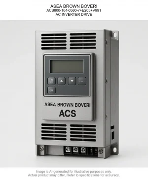 ASEA BROWN BOVERI; ACS800-104-0580-7+E205+V991; AC INVERTER DRIVE