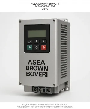 ASEA BROWN BOVERI; ACS800-107-0260-7; DRIVE