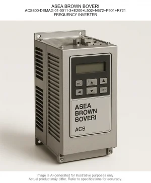 ASEA BROWN BOVERI; ACS800-DEMAG 01-0011-3+E200+L502+N672+P901+R721; FREQUENCY INVERTER
