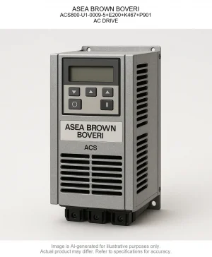 ASEA BROWN BOVERI; ACS800-U1-0009-5+E200+K467+P901; AC DRIVE