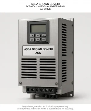 ASEA BROWN BOVERI; ACS800-U1-0025-5+K458+N675+P901; AC DRIVE