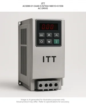 ITT; ACS880-01-04A8-5+N7504+N8010+X1556; AC DRIVE