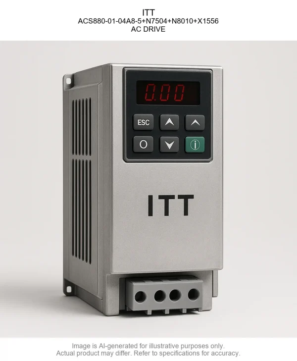 ITT; ACS880-01-04A8-5+N7504+N8010+X1556; AC DRIVE