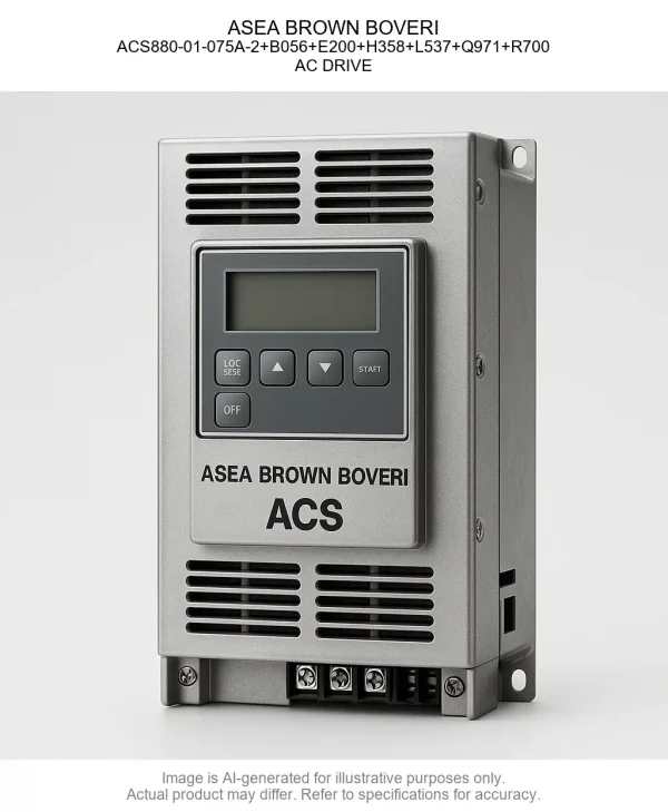 ASEA BROWN BOVERI; ACS880-01-075A-2+B056+E200+H358+L537+Q971+R700; AC DRIVE