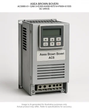 ASEA BROWN BOVERI; ACS880-01-12A6-3+E200+K458+N7514+P909+X1555; AC DRIVE
