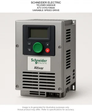 SCHNEIDER ELECTRIC; TELEMECANIQUE; ATV-31HU15N4A; VARIABLE SPEED DRIVE