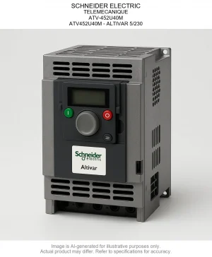 SCHNEIDER ELECTRIC; TELEMECANIQUE; ATV-452U40M; ATV452U40M - ALTIVAR 5/230