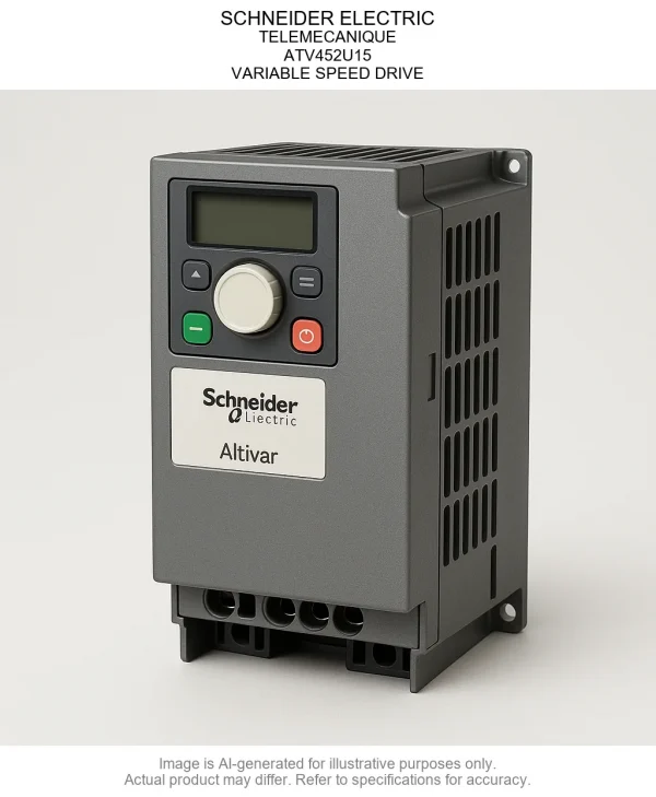 SCHNEIDER ELECTRIC; TELEMECANIQUE; ATV452U15; VARIABLE SPEED DRIVE