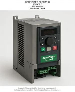 SCHNEIDER ELECTRIC; SQUARE D; ATV56D12N4; FAN/PUMP DRIVE