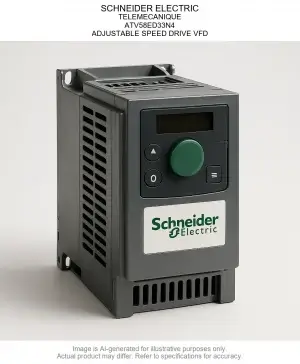 SCHNEIDER ELECTRIC; TELEMECANIQUE; ATV58ED33N4; ADJUSTABLE SPEED DRIVE Variable Frequency Drive