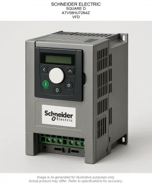 SCHNEIDER ELECTRIC; SQUARE D; ATV58HU72N4Z; Variable Frequency Drive