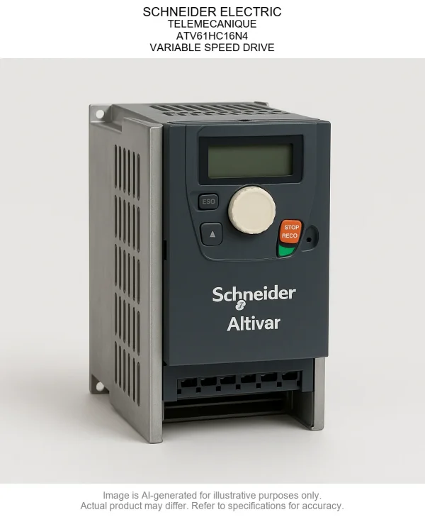 SCHNEIDER ELECTRIC; TELEMECANIQUE; ATV61HC16N4; VARIABLE SPEED DRIVE