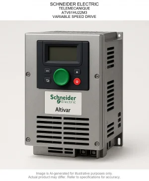 SCHNEIDER ELECTRIC; TELEMECANIQUE; ATV61HU22M3; VARIABLE SPEED DRIVE