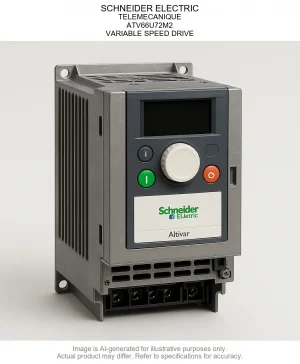 SCHNEIDER ELECTRIC; TELEMECANIQUE; ATV66U72M2; VARIABLE SPEED DRIVE
