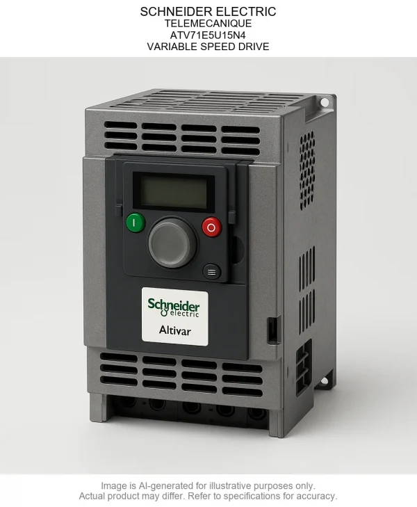 ATV71E5U15N4.webp SCHNEIDER ELECTRIC; TELEMECANIQUE; ATV71E5U15N4; VARIABLE SPEED DRIVE