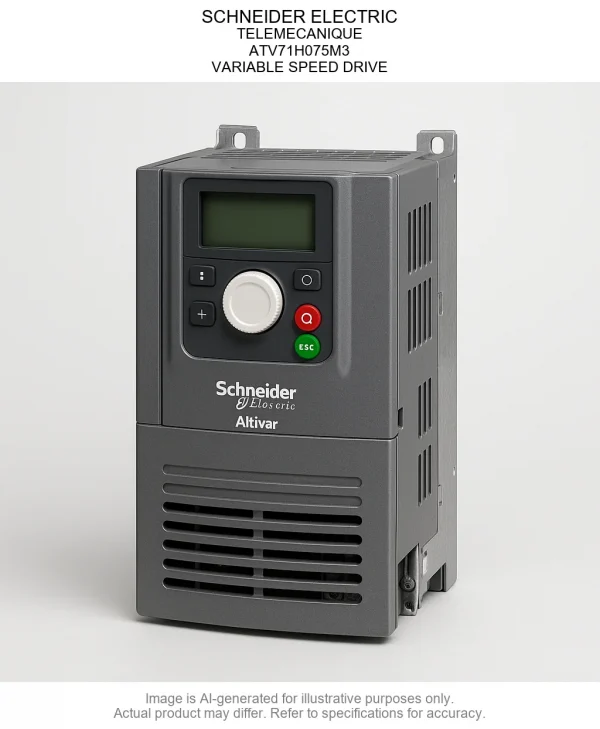 SCHNEIDER ELECTRIC; TELEMECANIQUE; ATV71H075M3; VARIABLE SPEED DRIVE