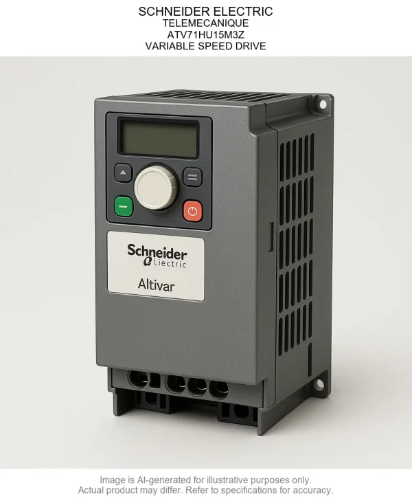 ATV71HU15M3Z.webp SCHNEIDER ELECTRIC; TELEMECANIQUE; ATV71HU15M3Z; VARIABLE SPEED DRIVE