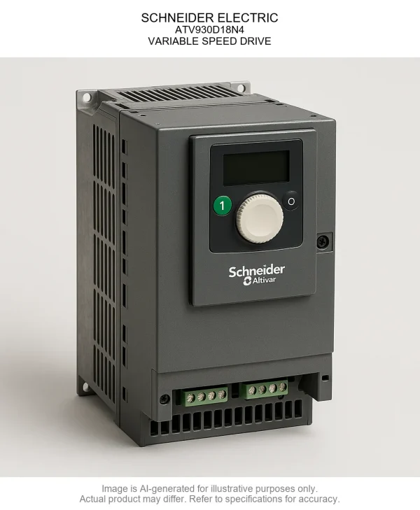 ATV930D18N4.webp SCHNEIDER ELECTRIC; ATV930D18N4; VARIABLE SPEED DRIVE